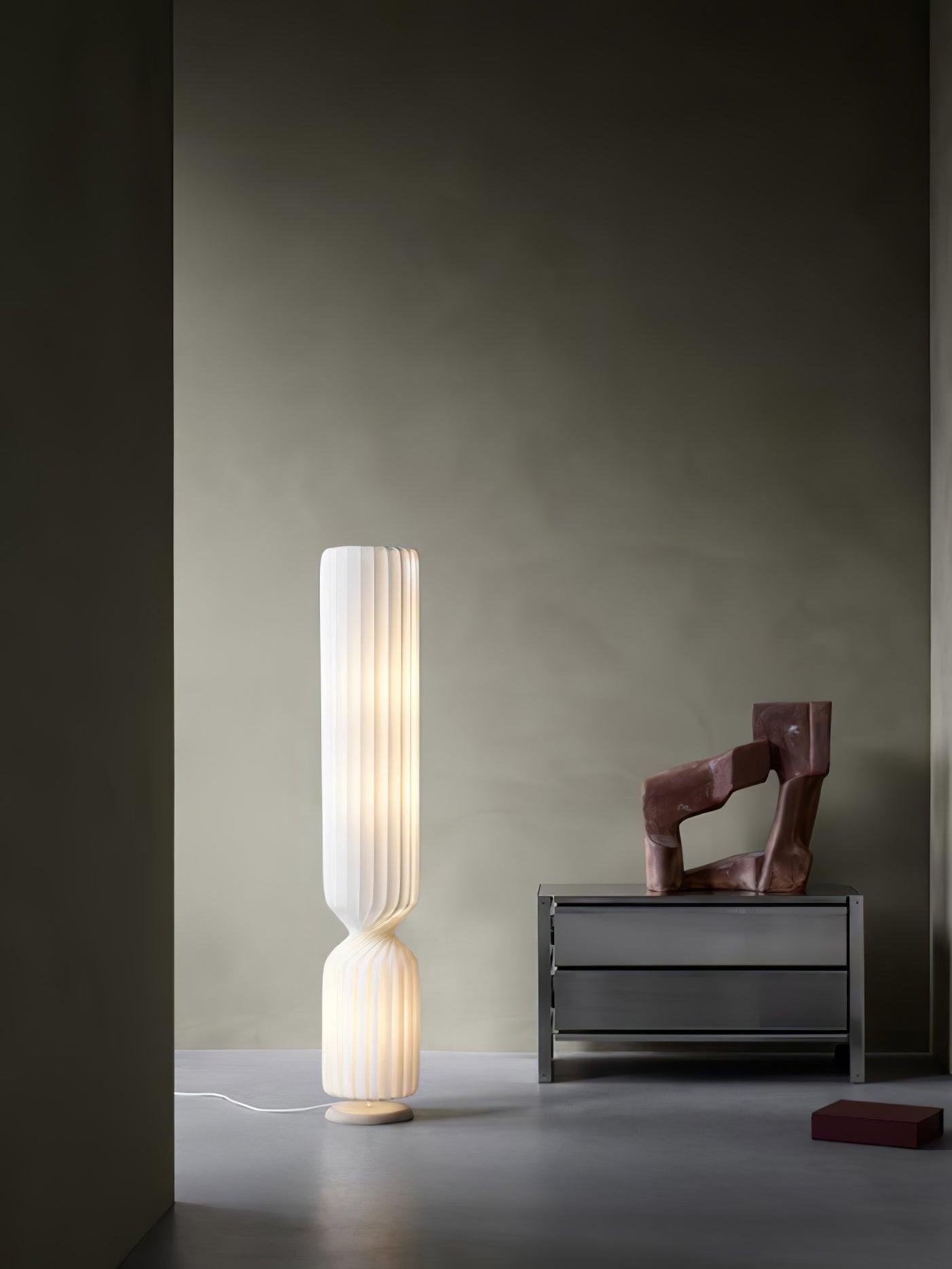 Oraeoril Modern PVC Floor Lamp
