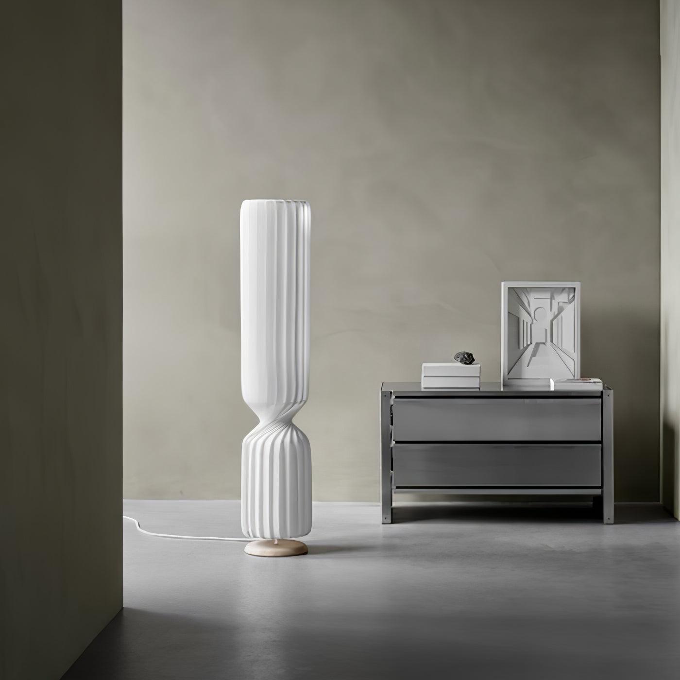 Oraeoril Modern PVC Floor Lamp