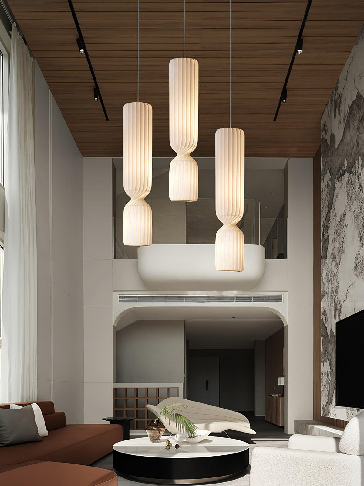 Twist Minimalist PVC Pendant Lamp