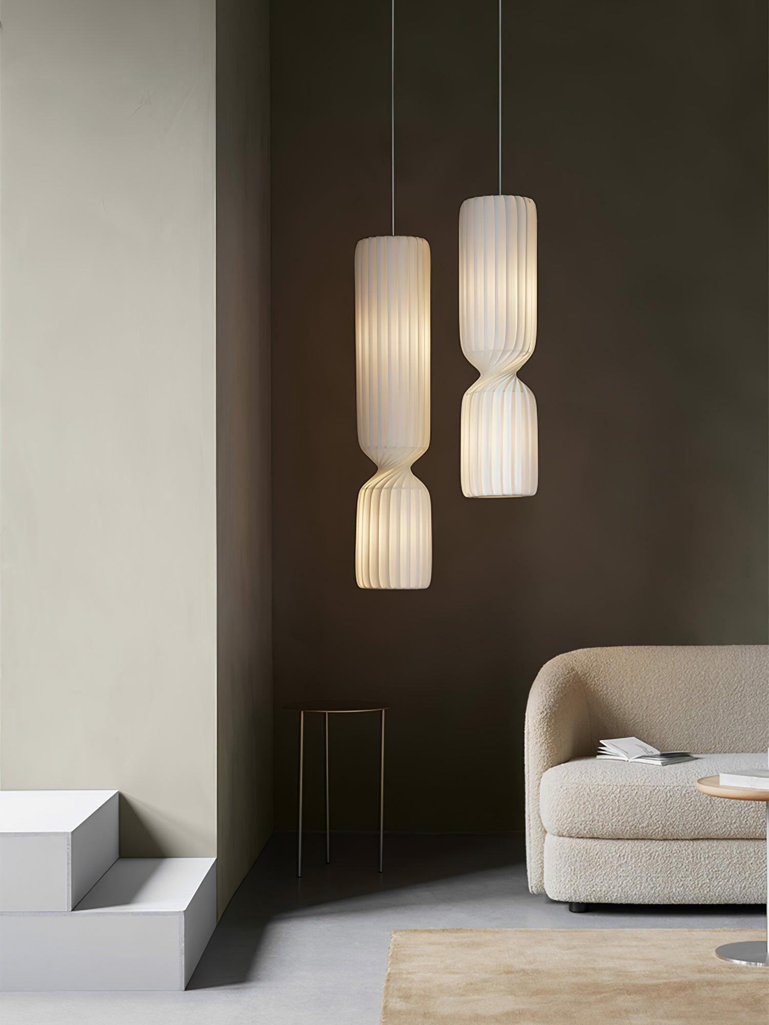 Twist Minimalist PVC Pendant Lamp
