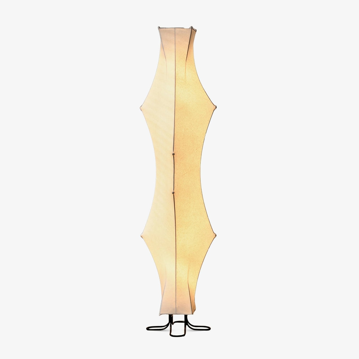 Vela Twist Silk Floor Lamp