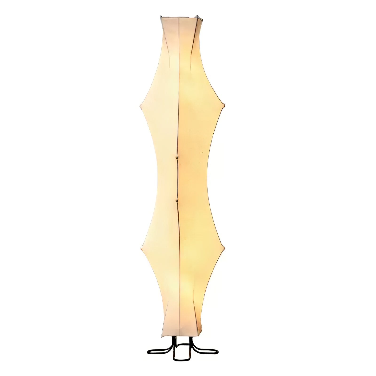 Vela Twist Silk Floor Lamp