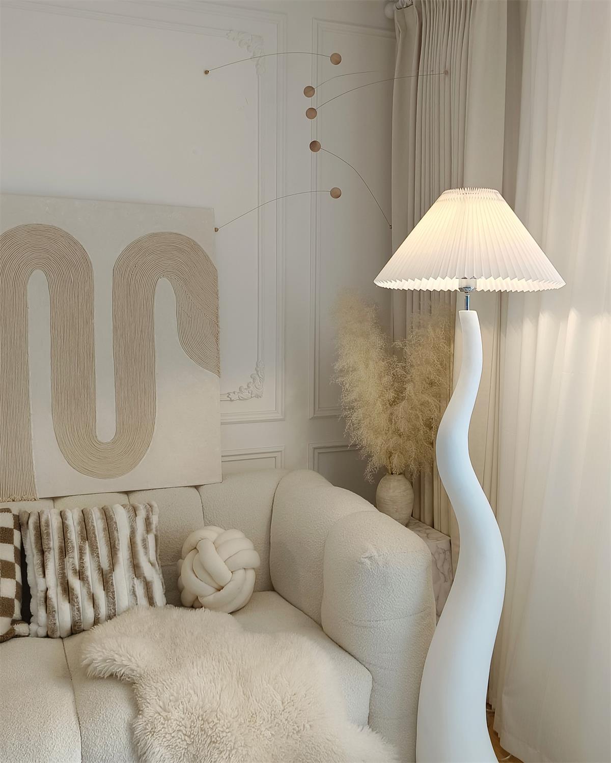 Bexyn Resin Fabric Floor Lamp