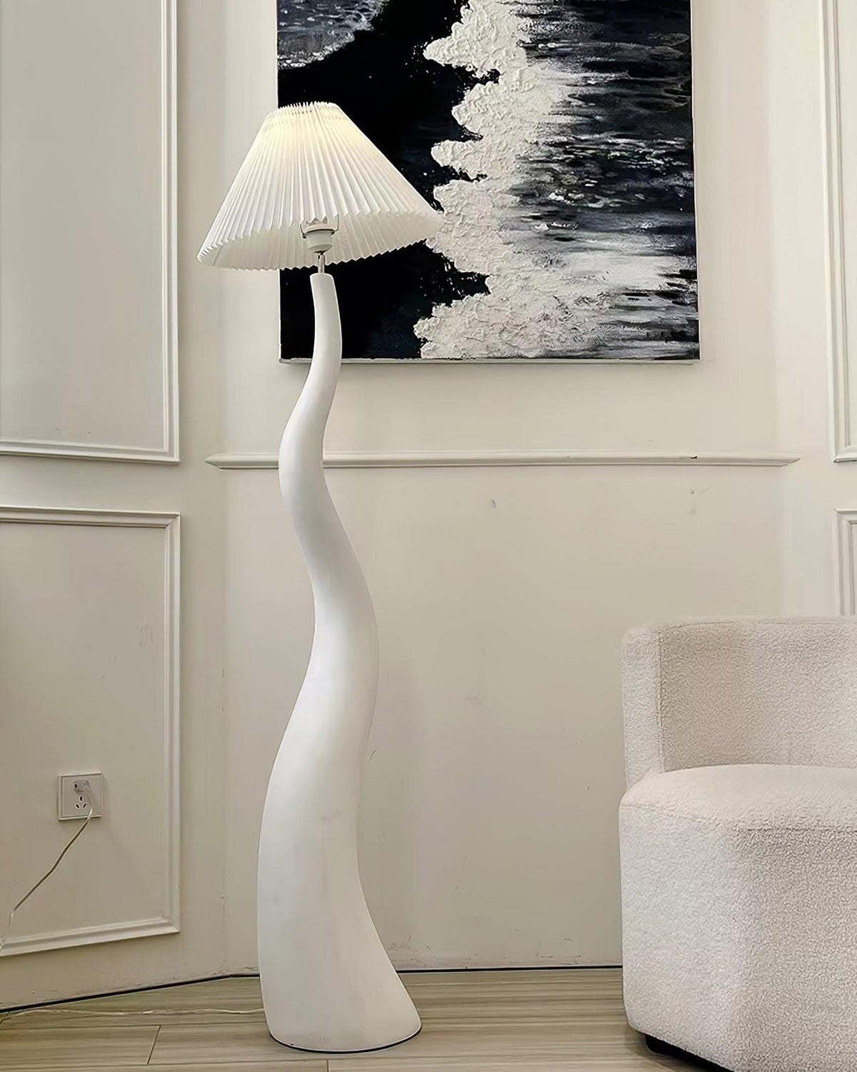 Bexyn Resin Fabric Floor Lamp