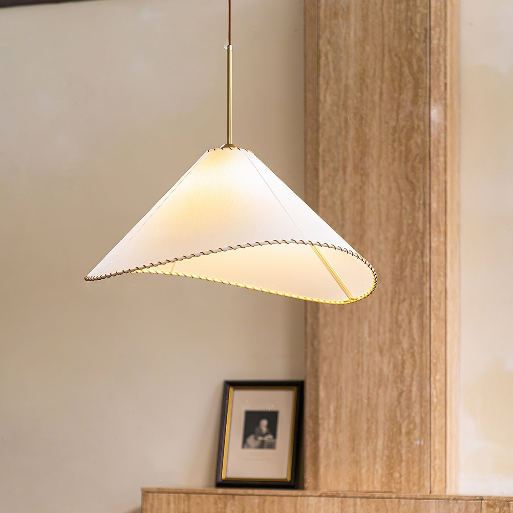 Aursoreth Nordic Twisted Shade Fabric Pendant Lamp