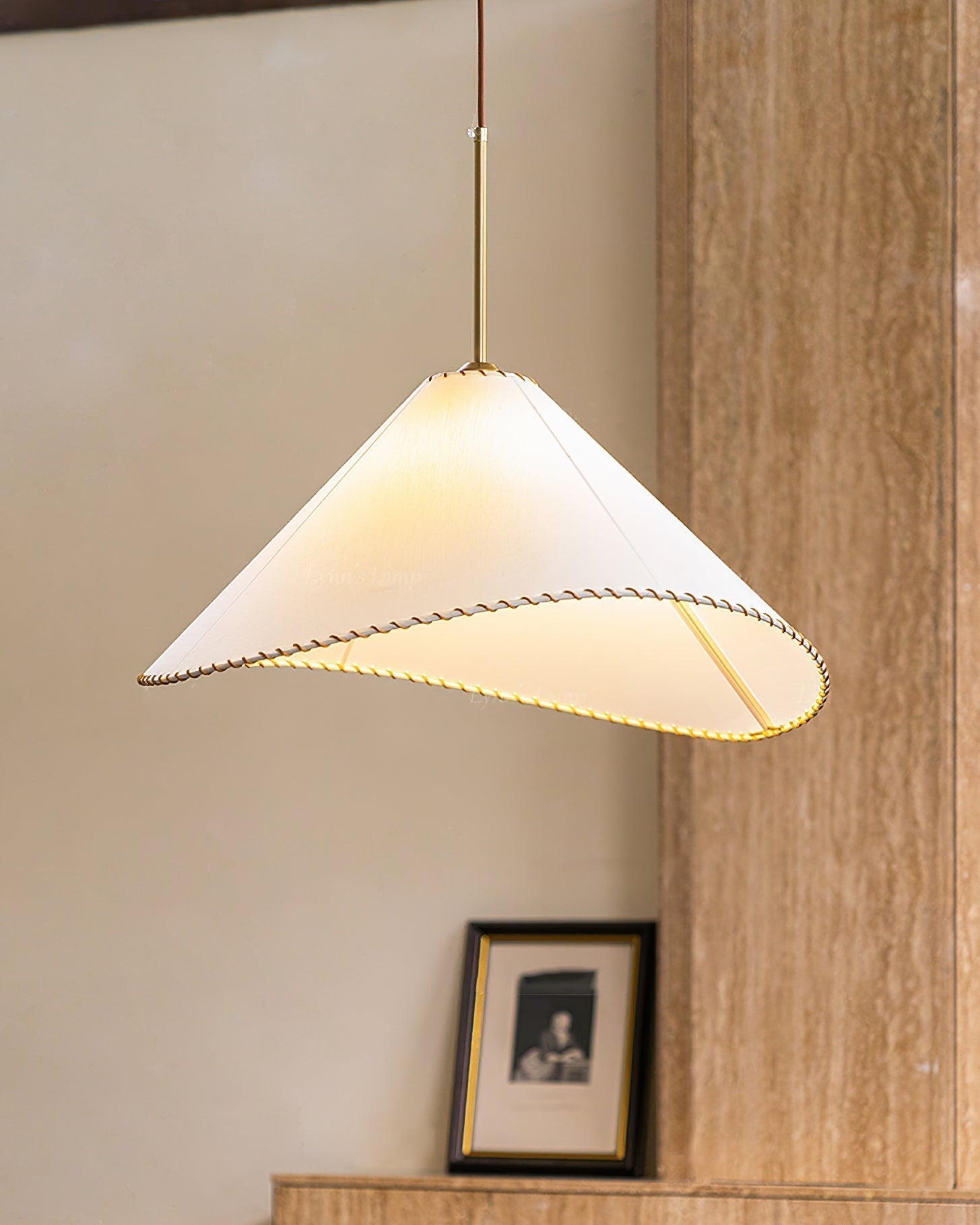 Aursoreth Nordic Twisted Shade Fabric Pendant Lamp