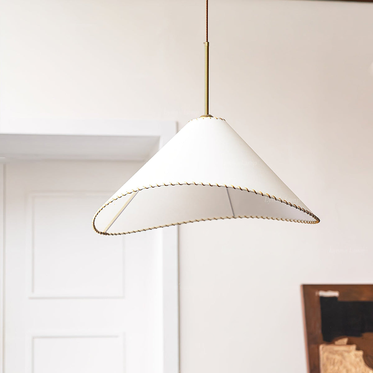 Aursoreth Nordic Twisted Shade Fabric Pendant Lamp