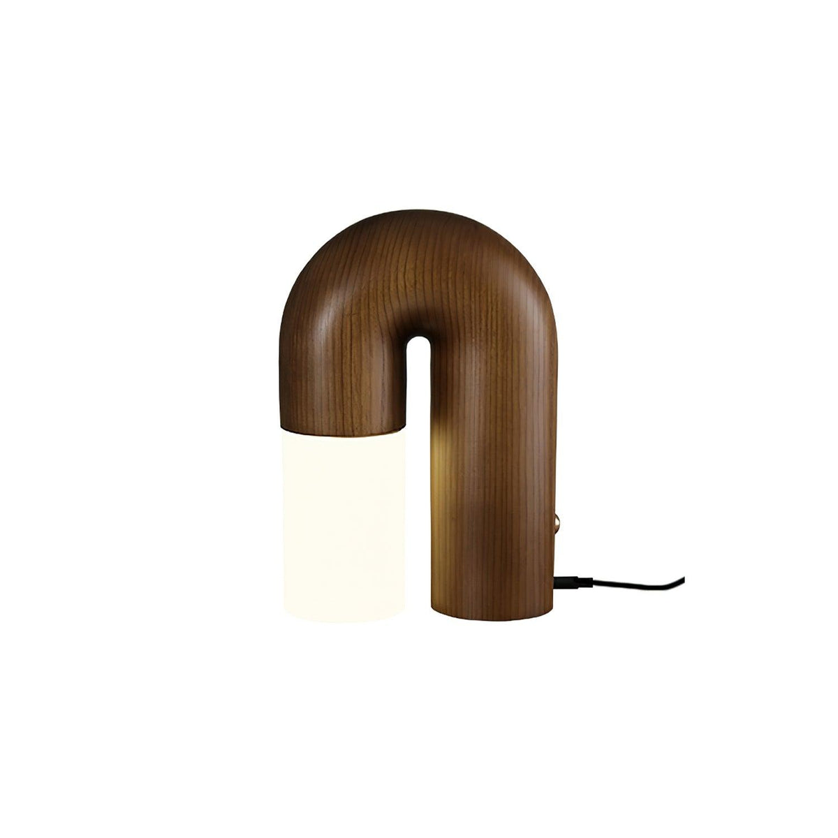 Arch Fashion Wood Table Lamp