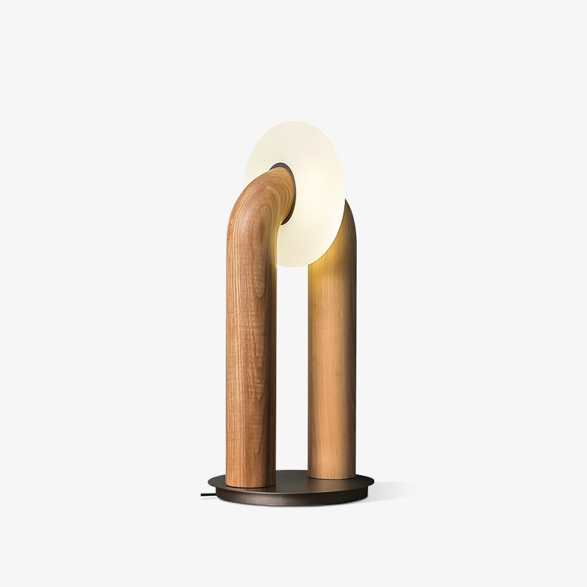 Elvelelia Vintage Wood Table Lamp