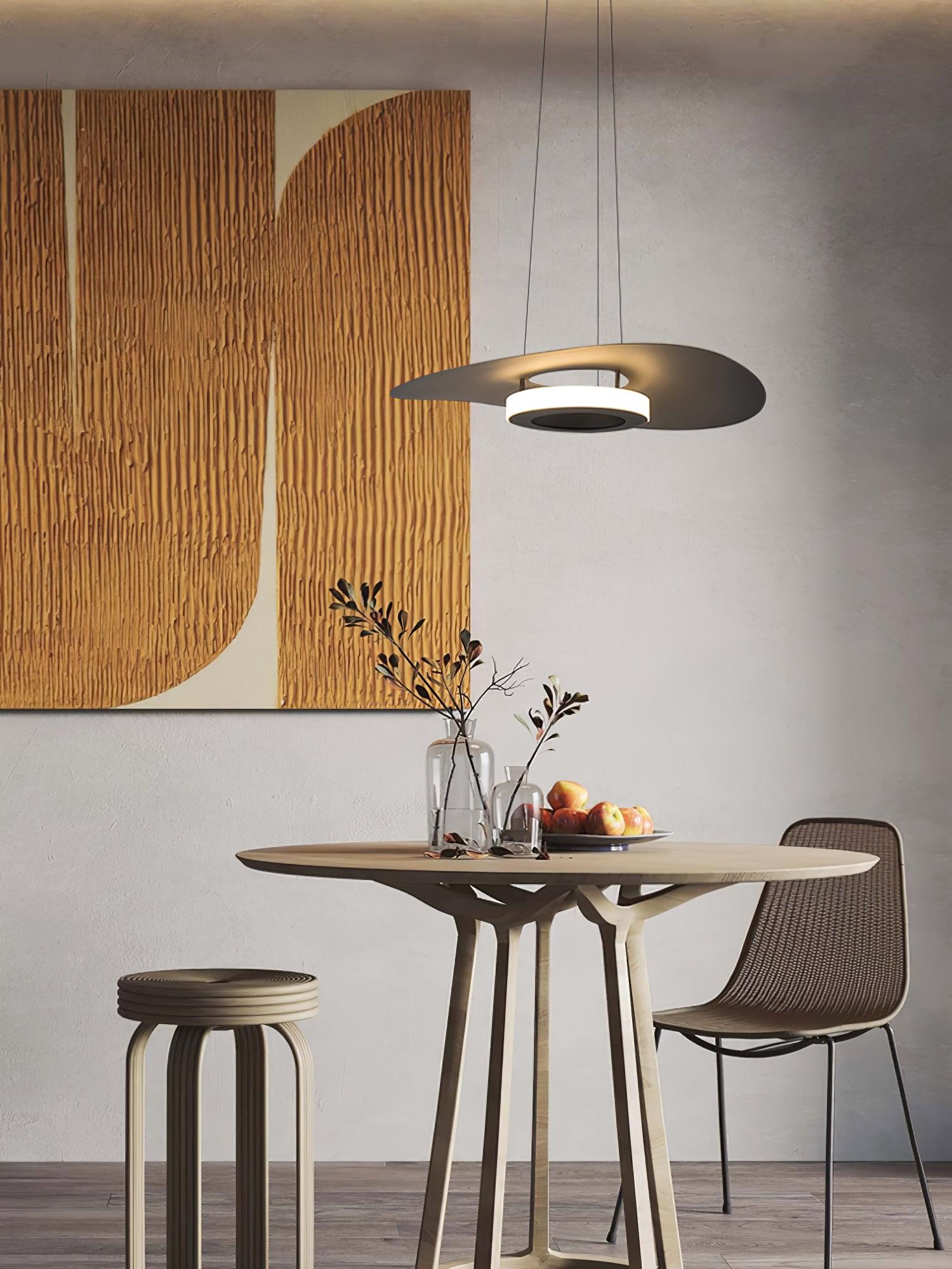 Woka Pendant Lamp Aluminum UFO Ring Minimalist