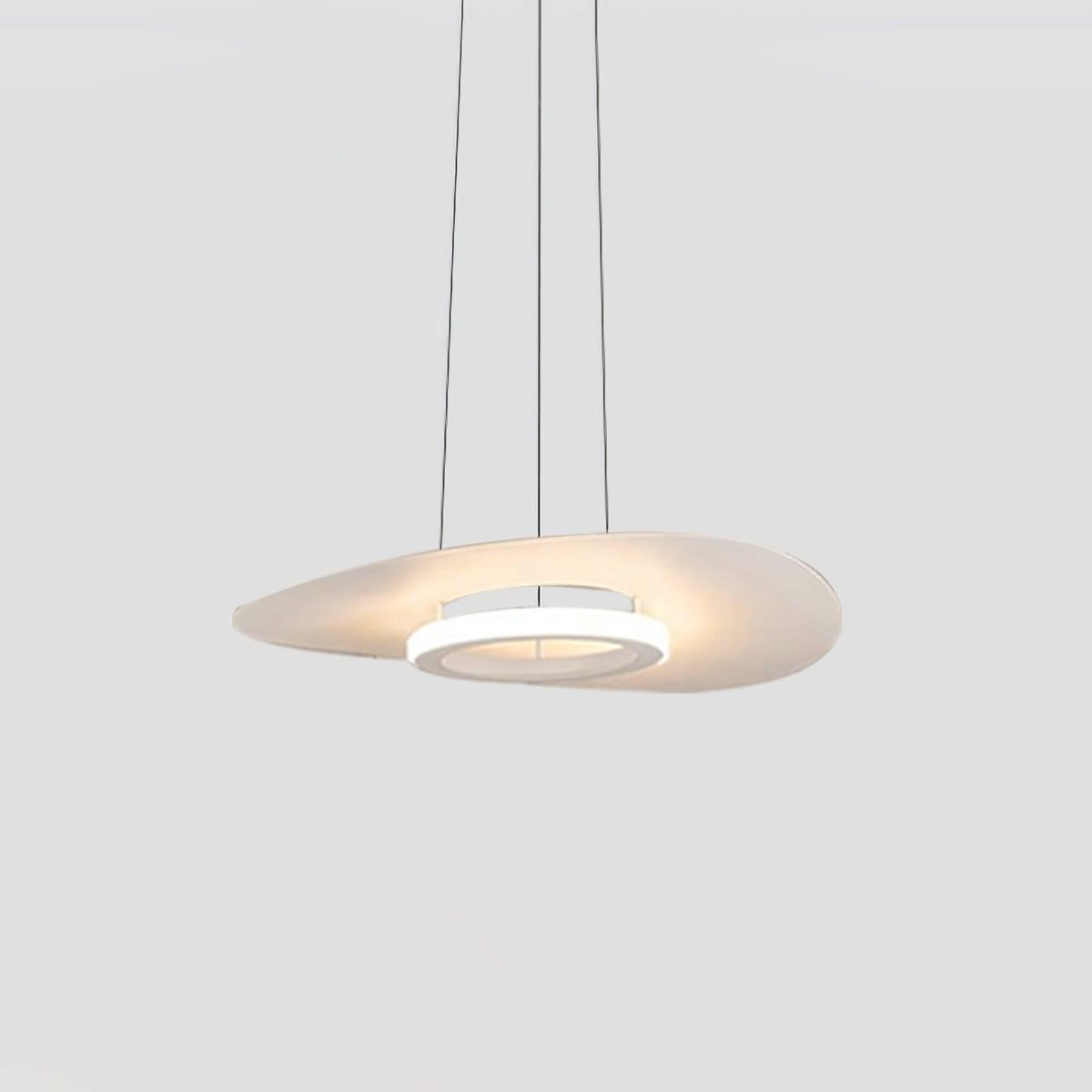 Woka Pendant Lamp Aluminum UFO Ring Minimalist