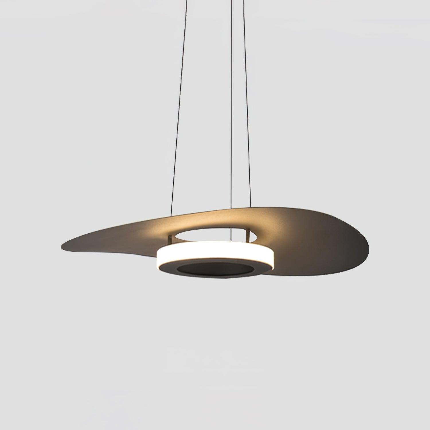 Woka Pendant Lamp Aluminum UFO Ring Minimalist