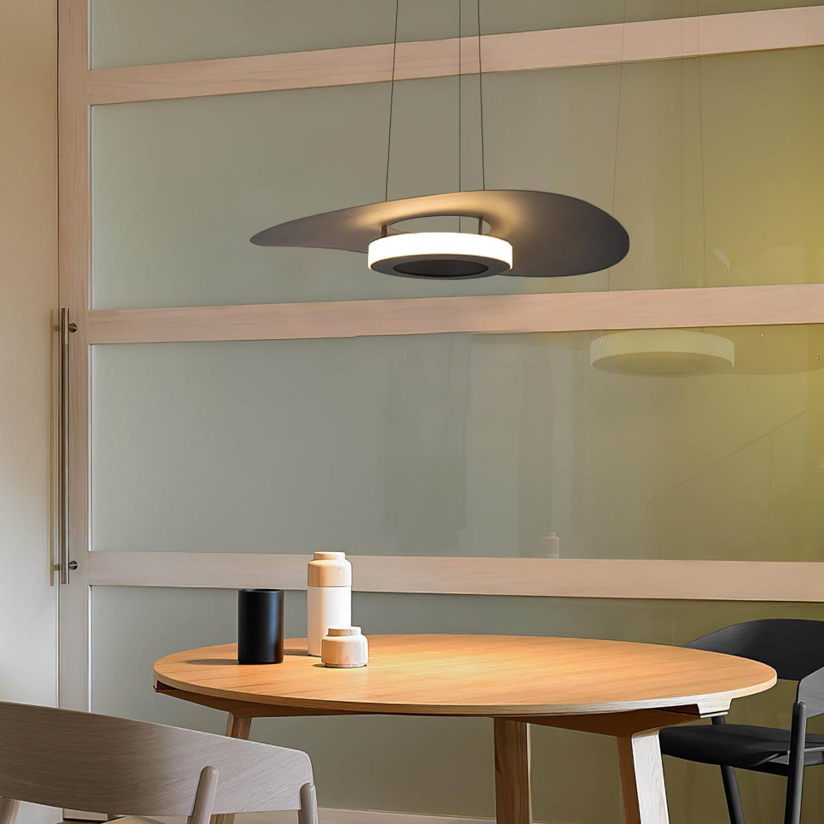 Woka Pendant Lamp Aluminum UFO Ring Minimalist