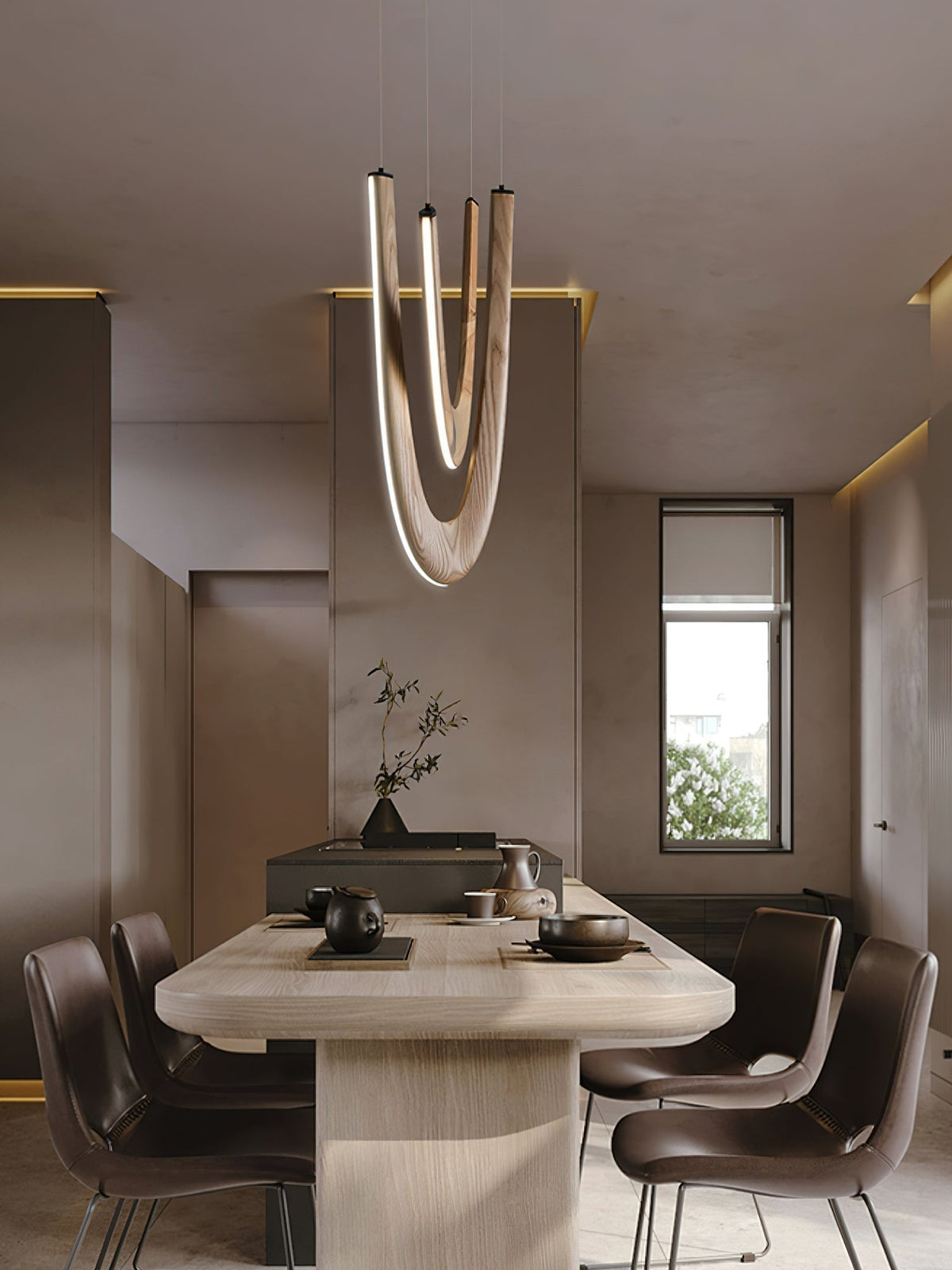 Aldaaine Wooden Pendant Lamp