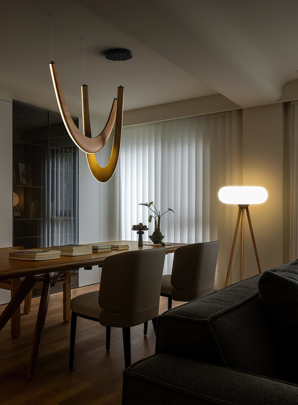 Aldaaine Wooden Pendant Lamp