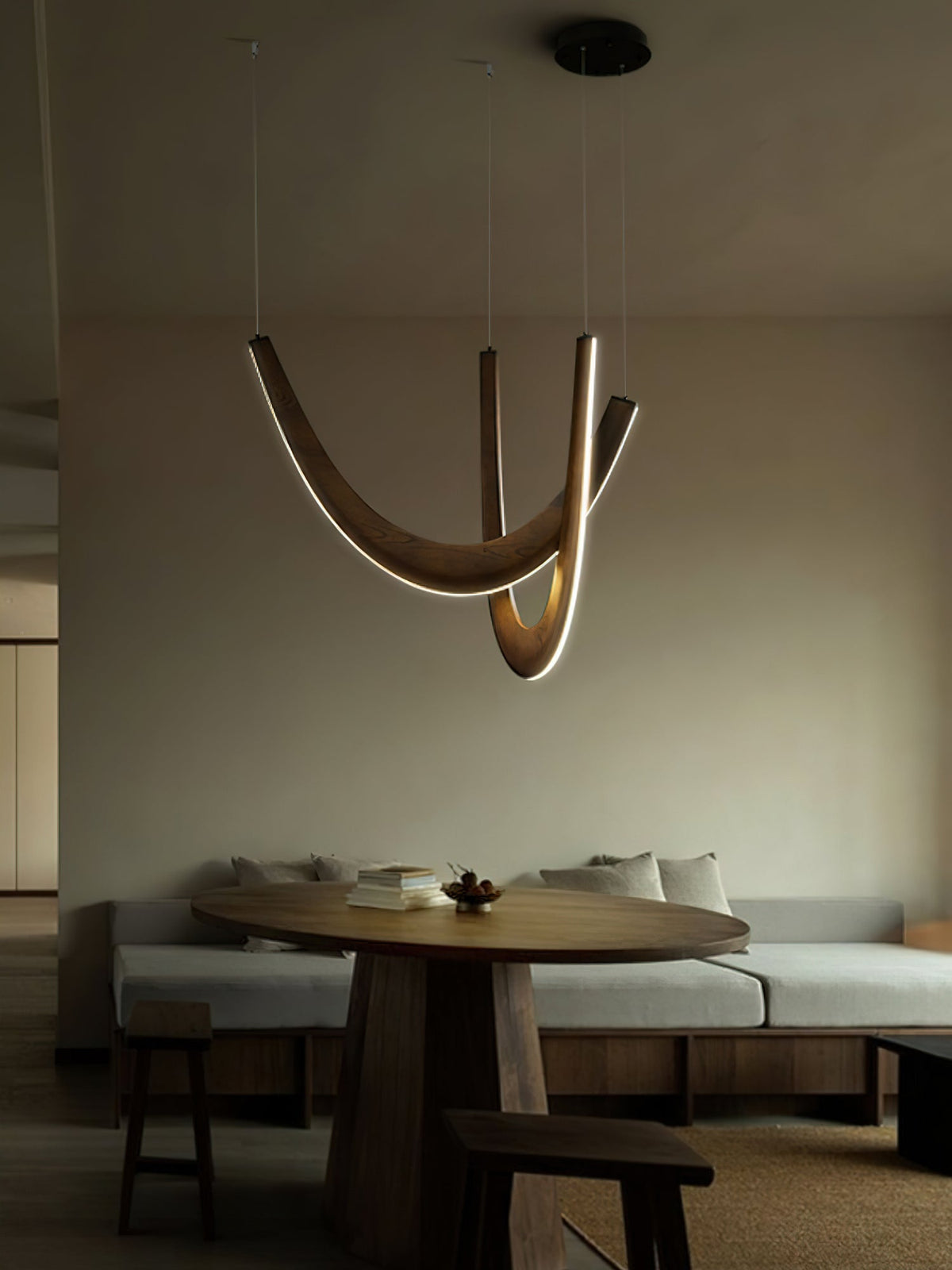 Aldaaine Wooden Pendant Lamp