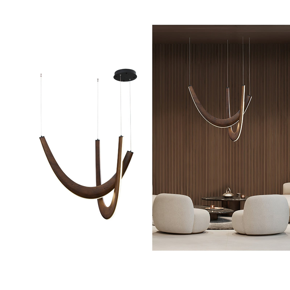 Aldaaine Wooden Pendant Lamp