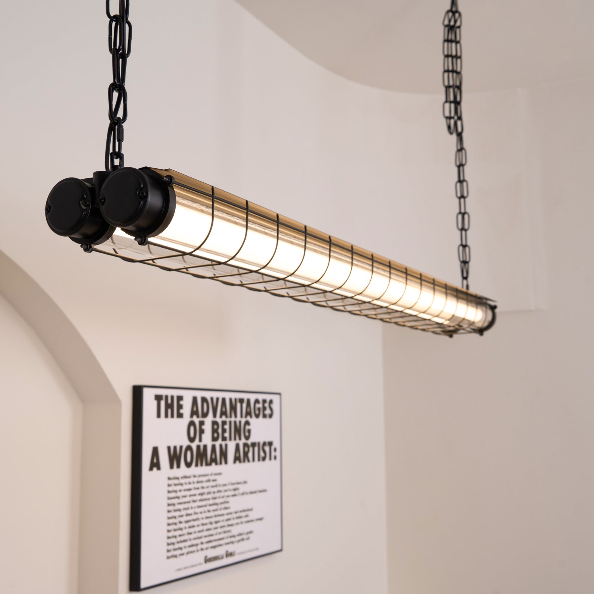 Alaric Industrial Linear Pendant Light