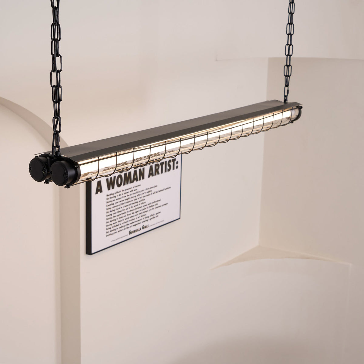 Alaric Industrial Linear Pendant Light