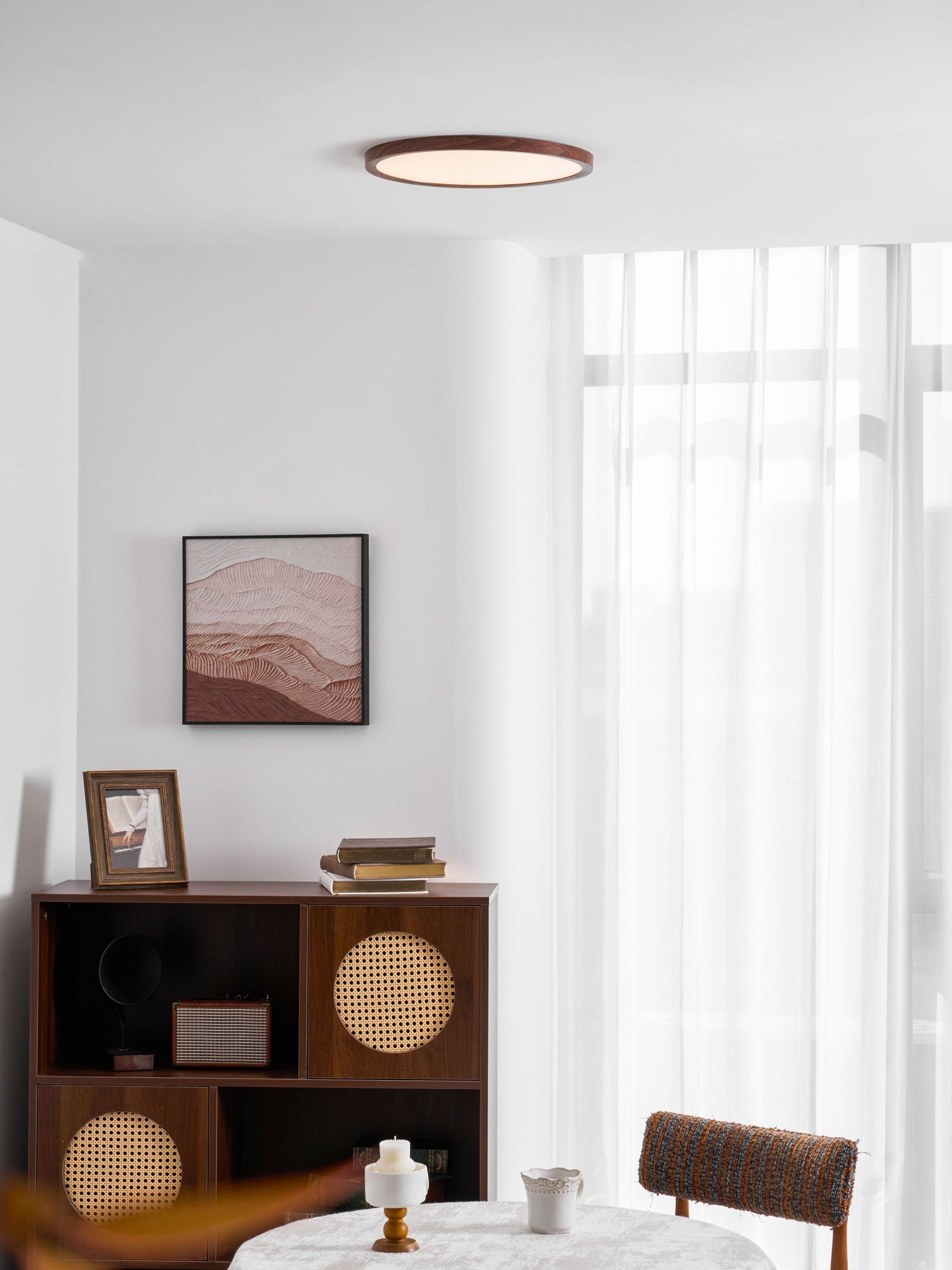 Roseborne Ultrathin Round Flush Mount Ceiling Light