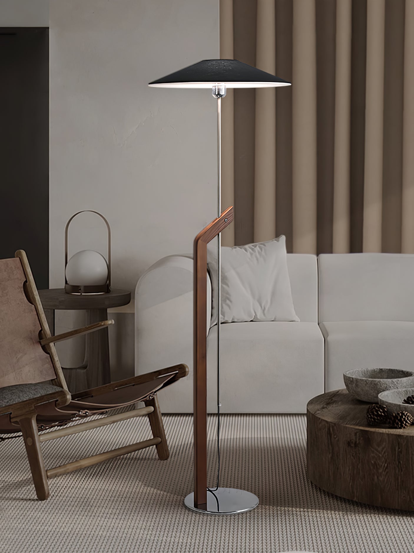 Lumorine Modern Umbrella Floor Lamp