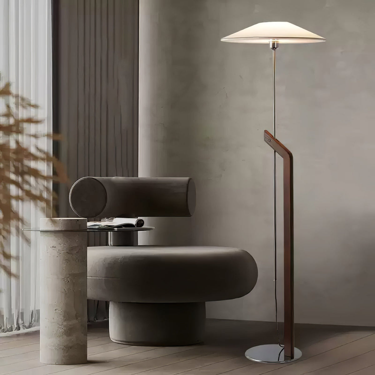Lumorine Modern Umbrella Floor Lamp