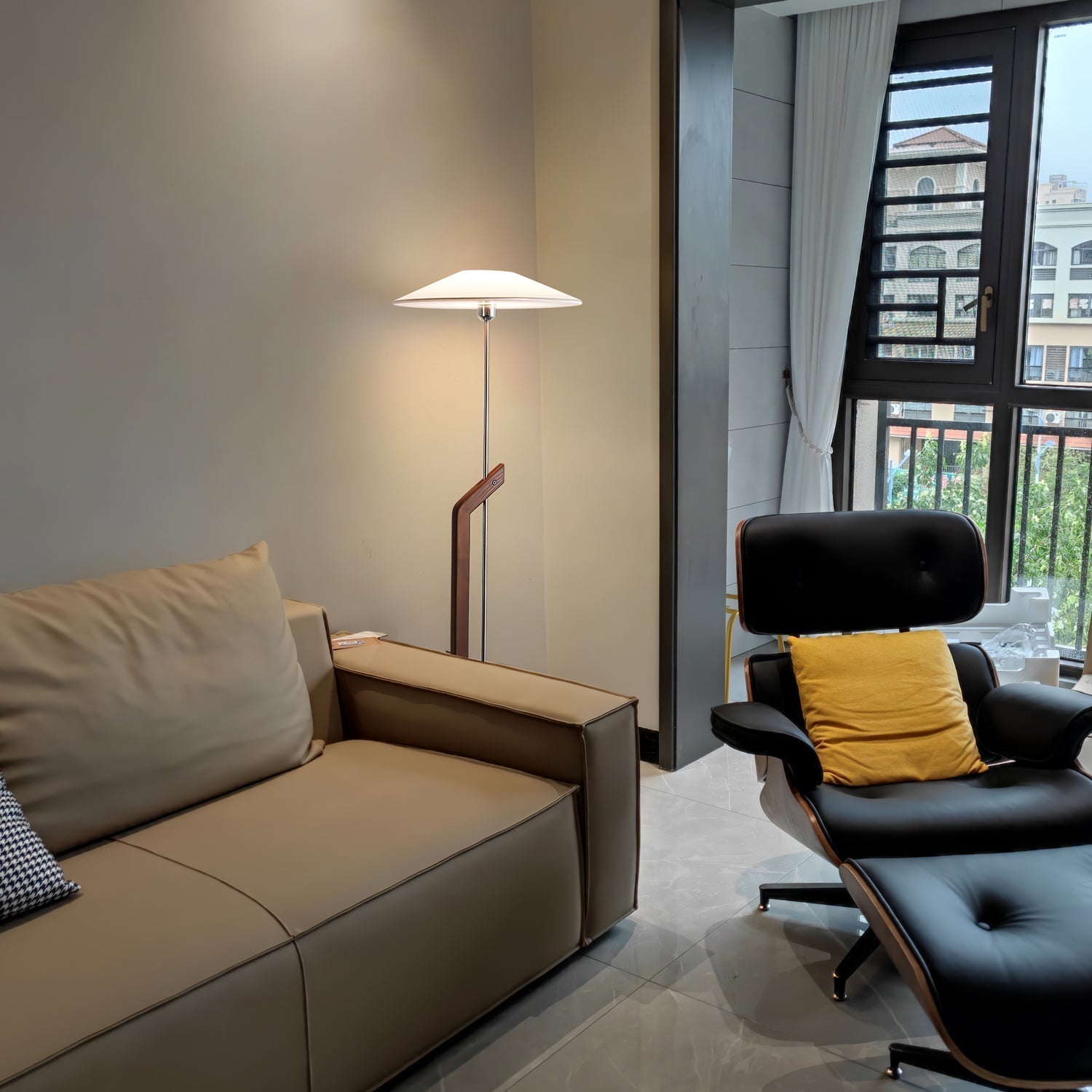 Lumorine Modern Umbrella Floor Lamp