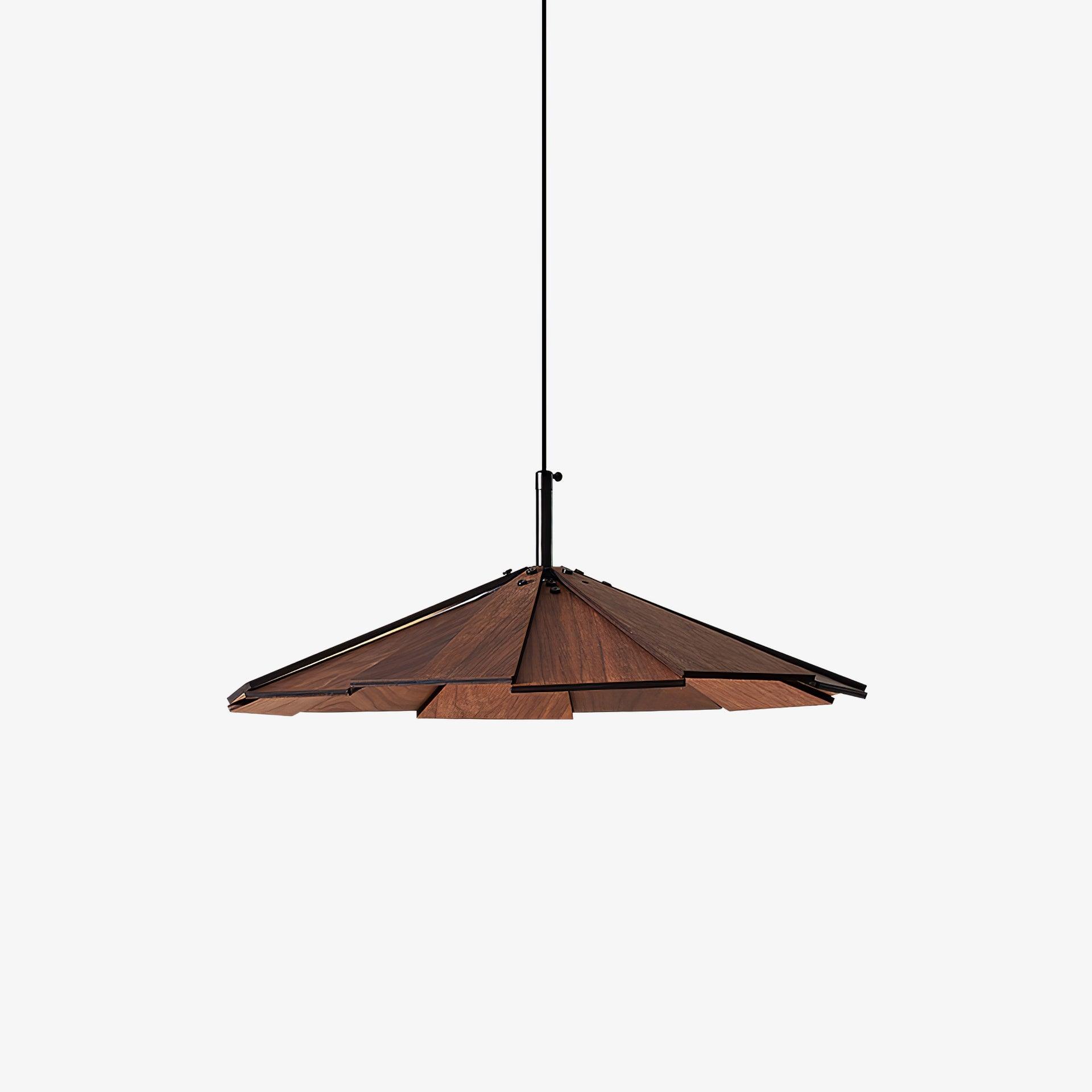 Woodura Umbrella Wooden Pendant Light
