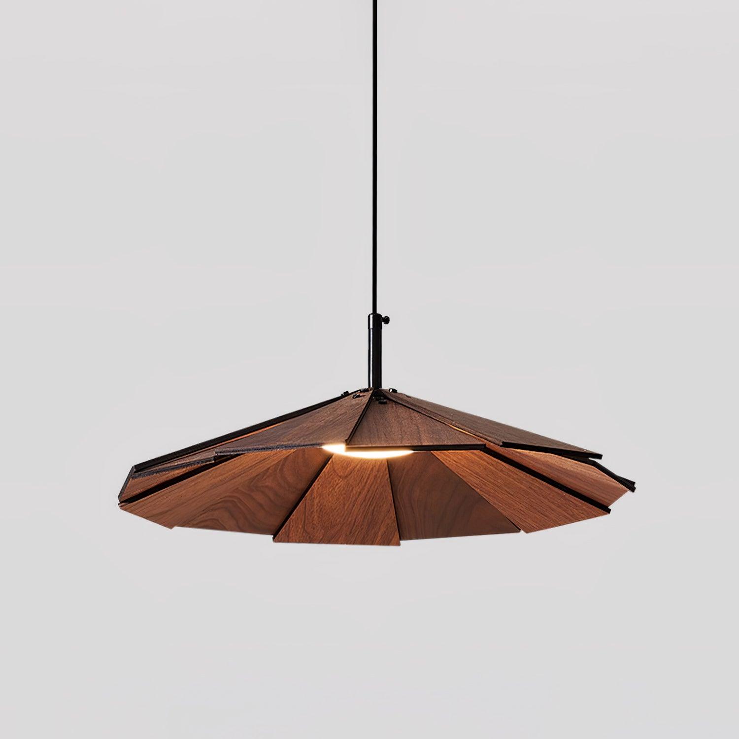 Woodura Umbrella Wooden Pendant Light
