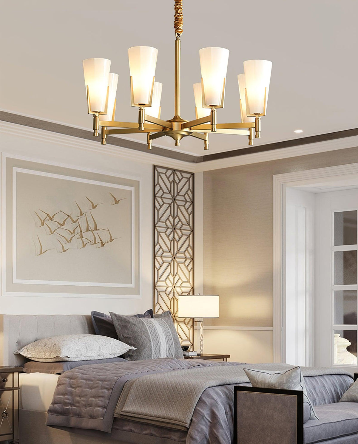 Gleam Luxury Brass Chandelier