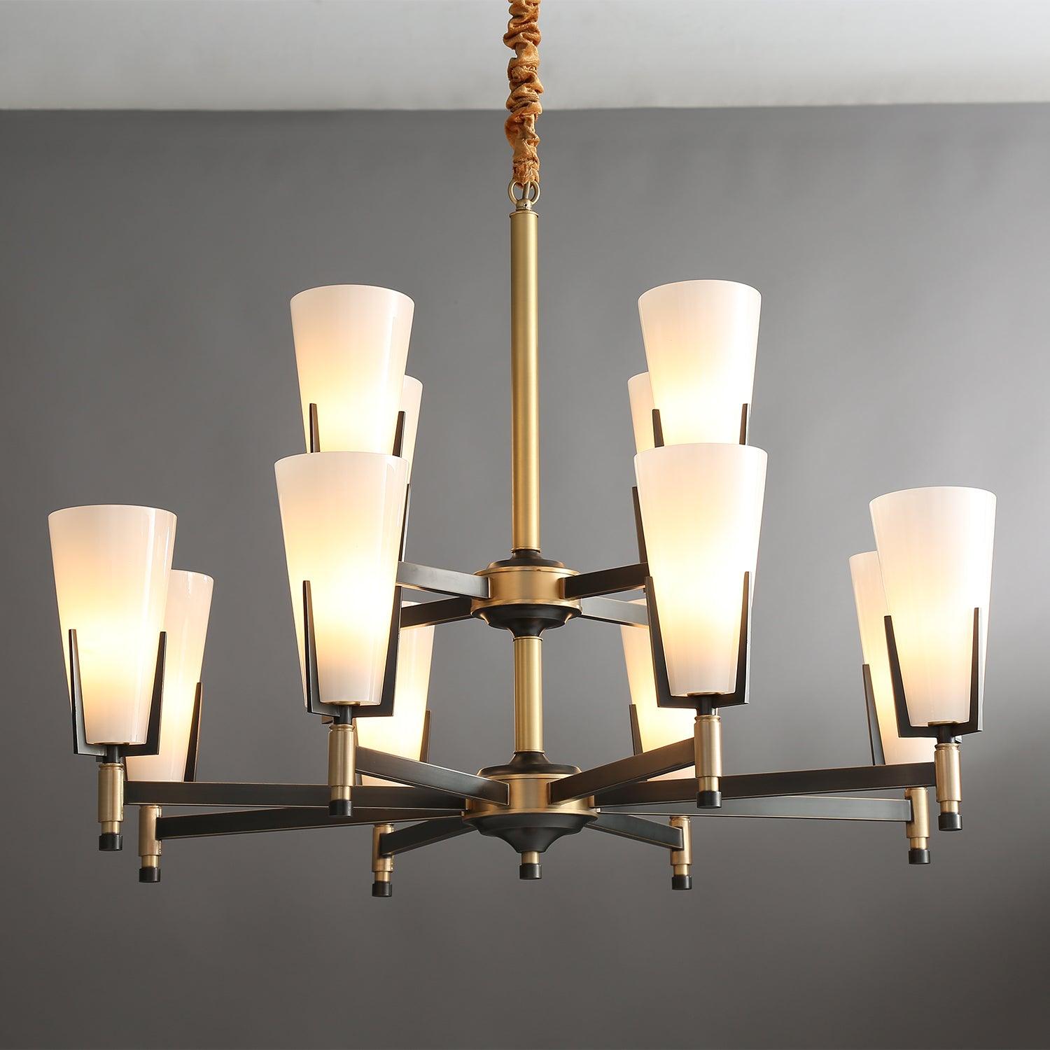 Gleam Luxury Brass Chandelier