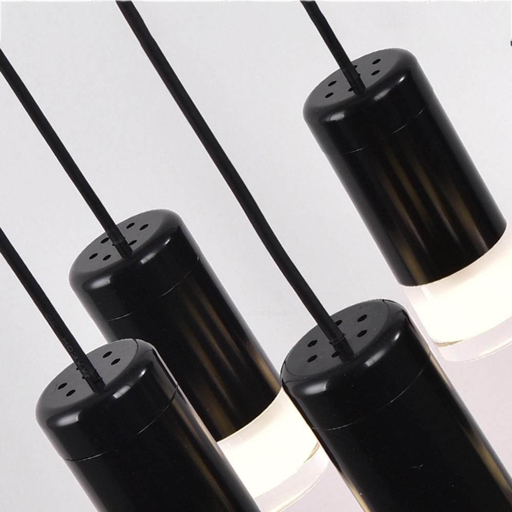 Tevenq Chandelier Lines Black Wireframe LED