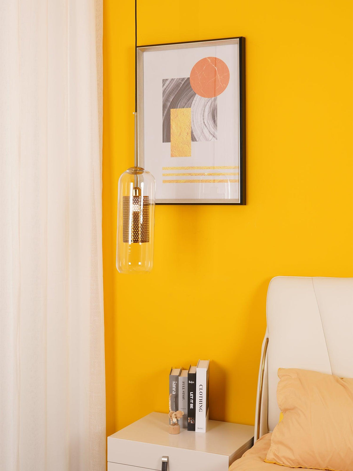 Sypharil Minimalist Glass Pendant Light