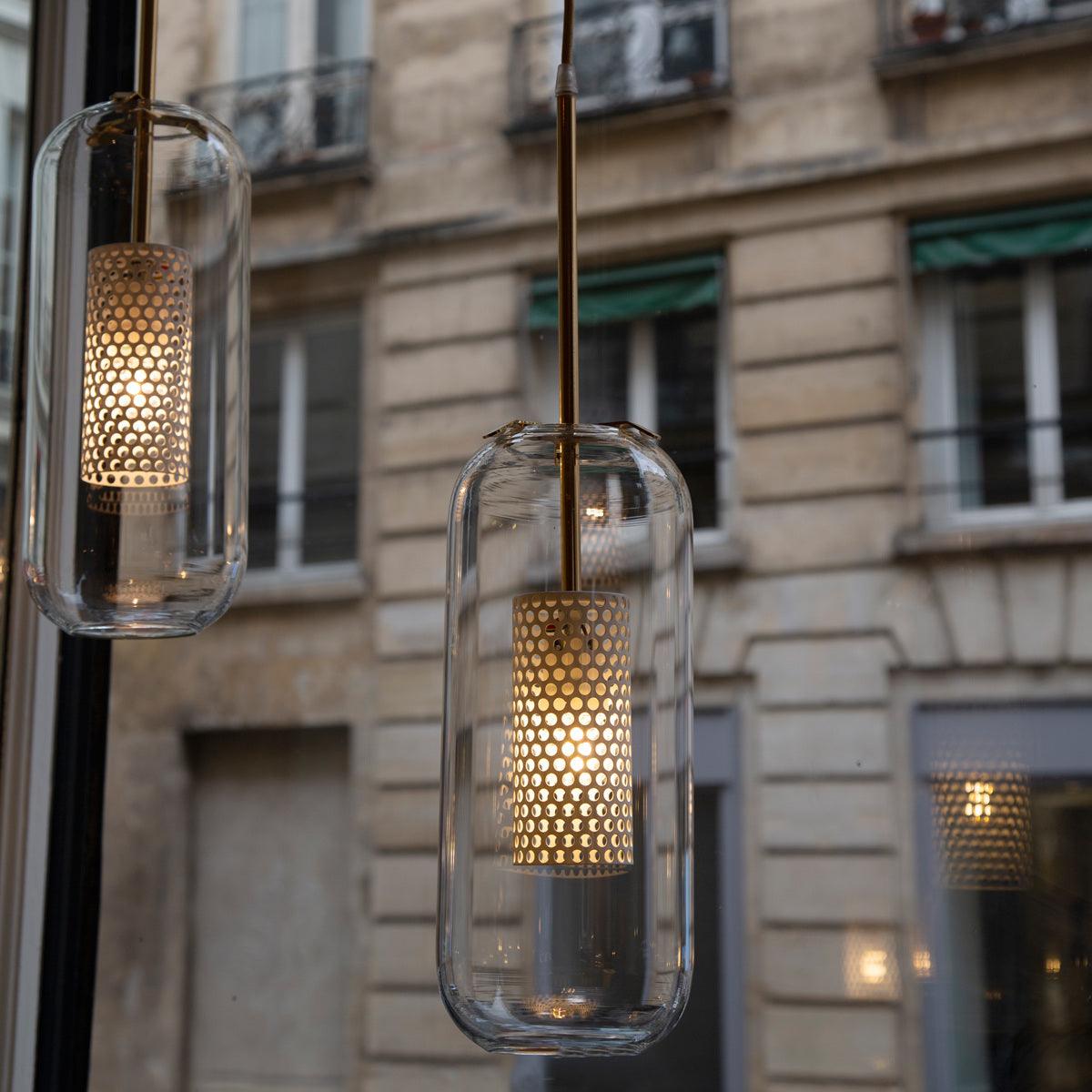Sypharil Minimalist Glass Pendant Light