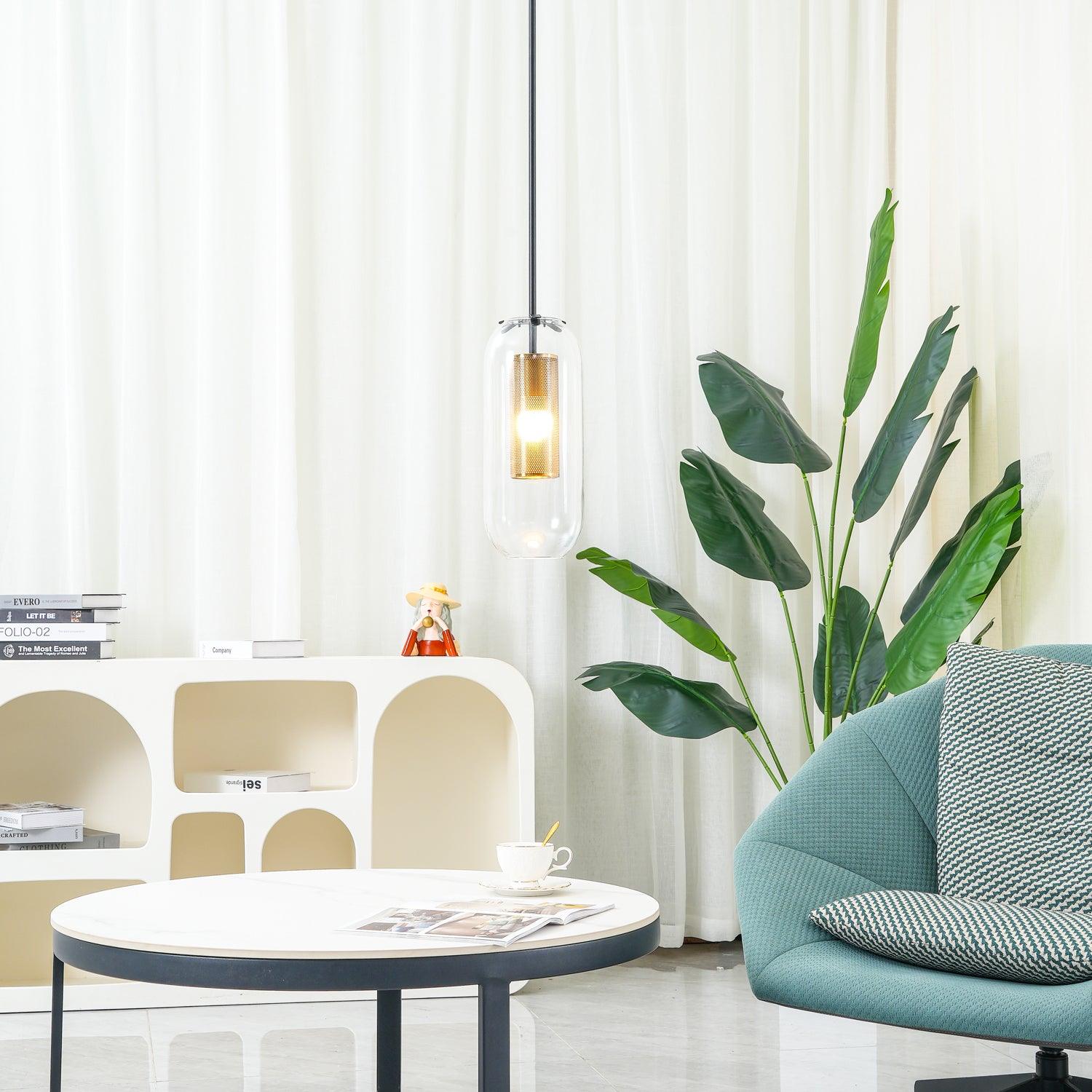 Sypharil Minimalist Glass Pendant Light