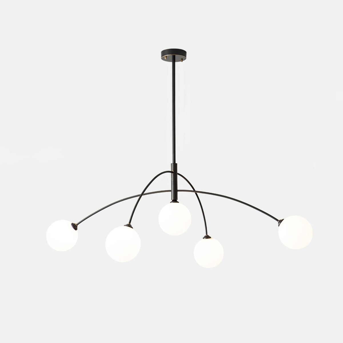 Orieliel Chandelier Valentina Arc Brass Elegant