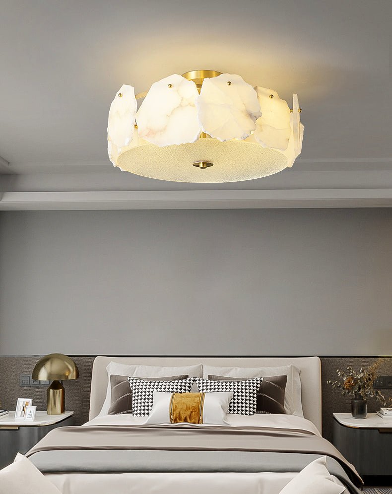 Peld Alabaster Flush Mount Light