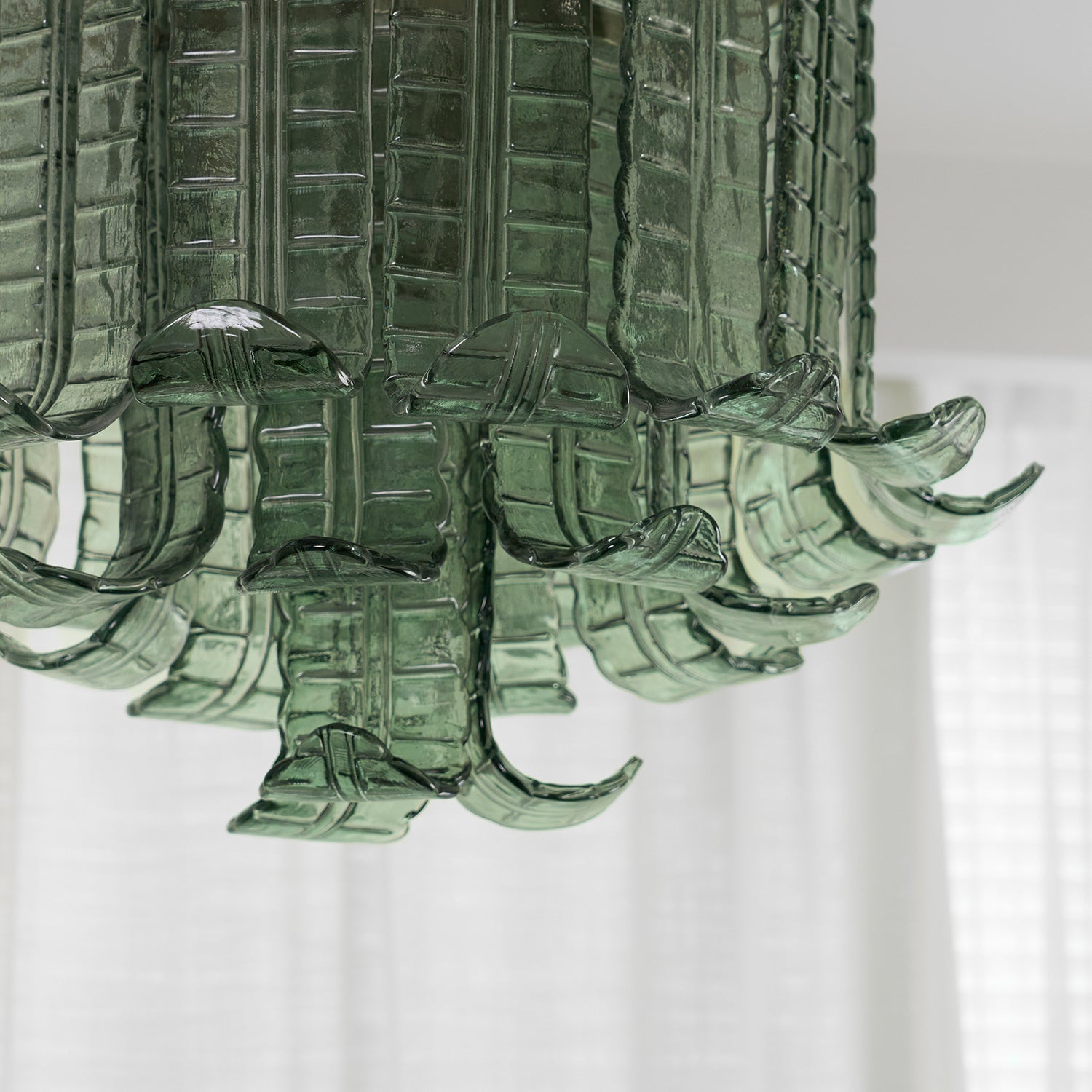 Eirisora Ceiling Lamp Murano Glass Petal Vintage