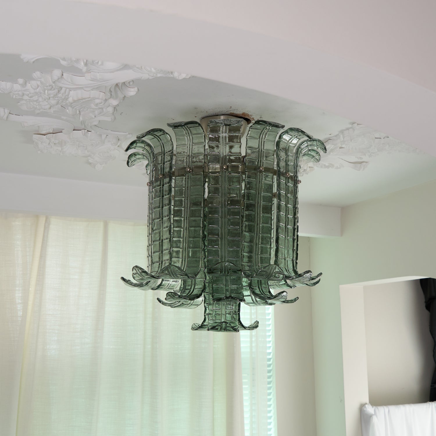 Eirisora Ceiling Lamp Murano Glass Petal Vintage