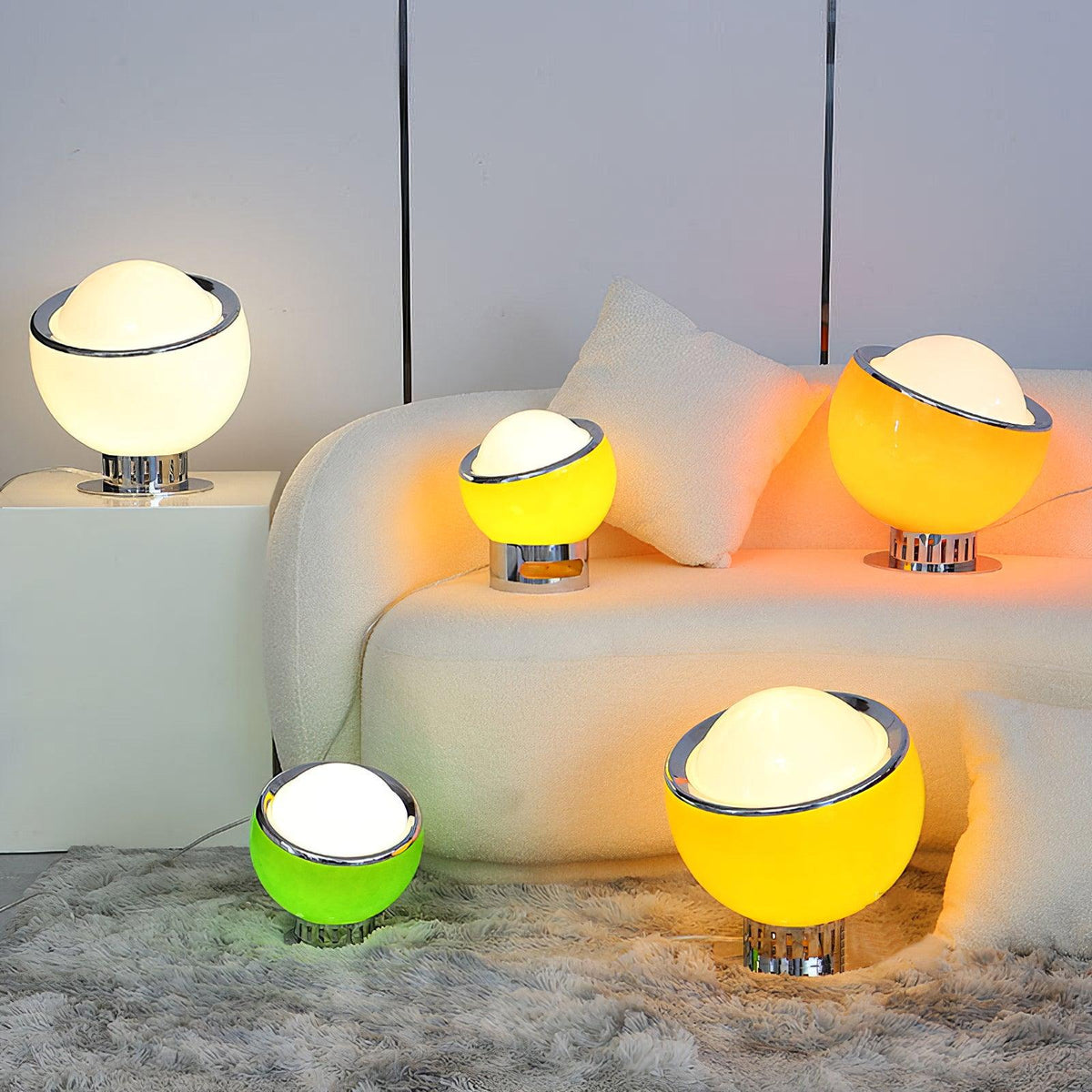 Halonce Steel Futuristic Table Lamp