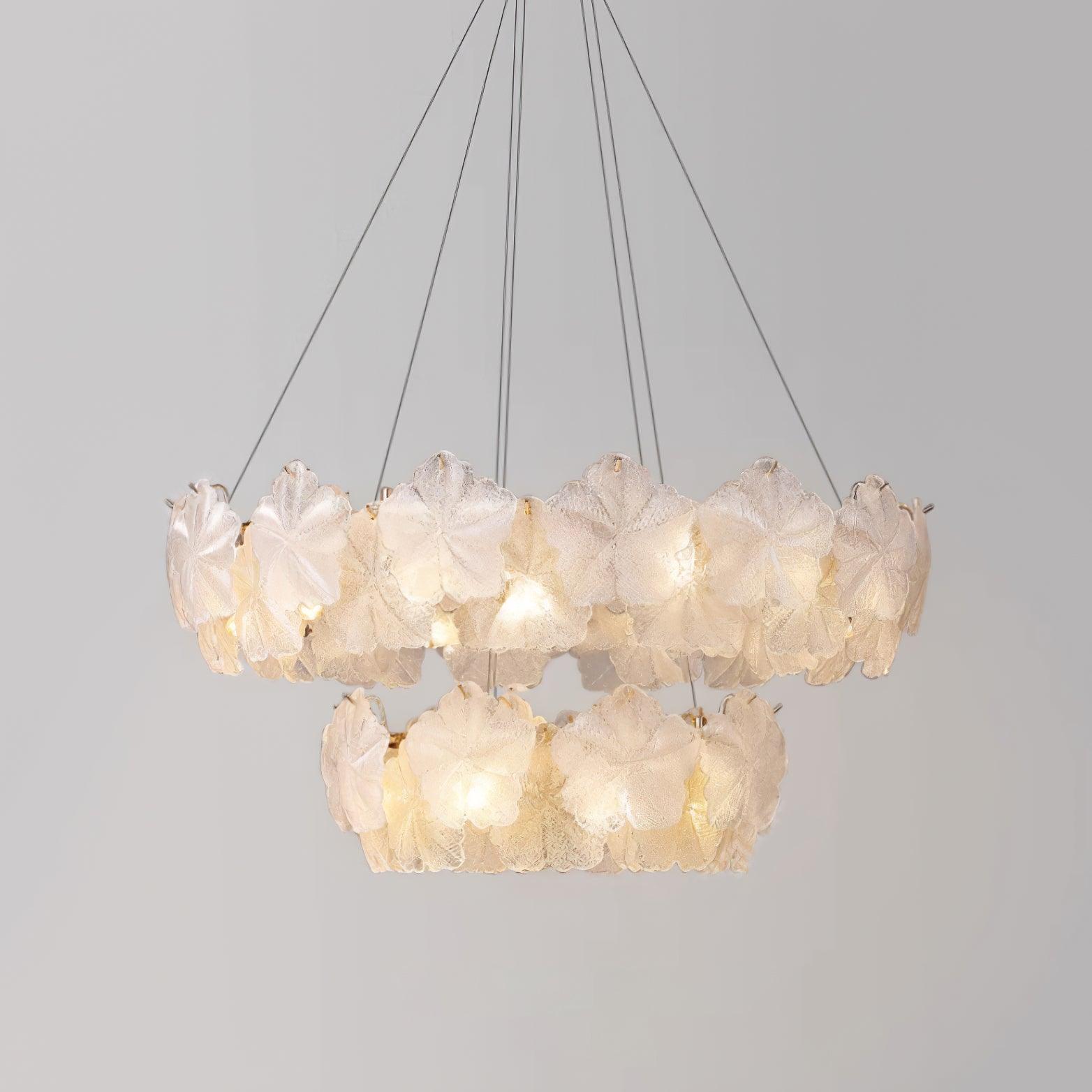 Vitheir Floral Glass Chandelier
