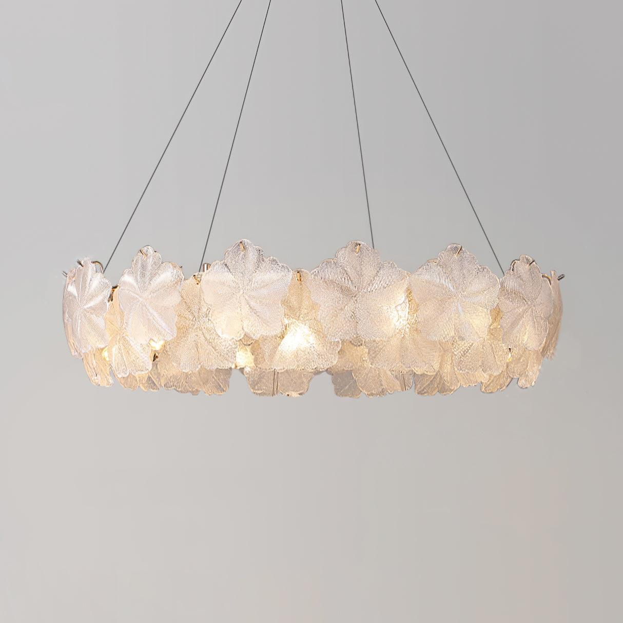 Vitheir Floral Glass Chandelier