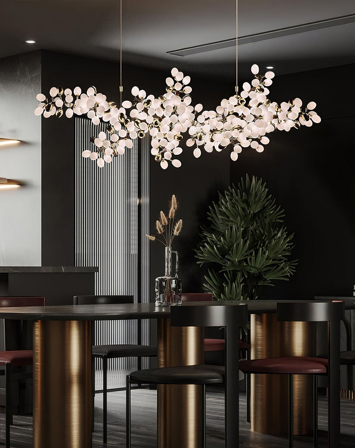 Aldo Elegant Droplet Glass Chandelier
