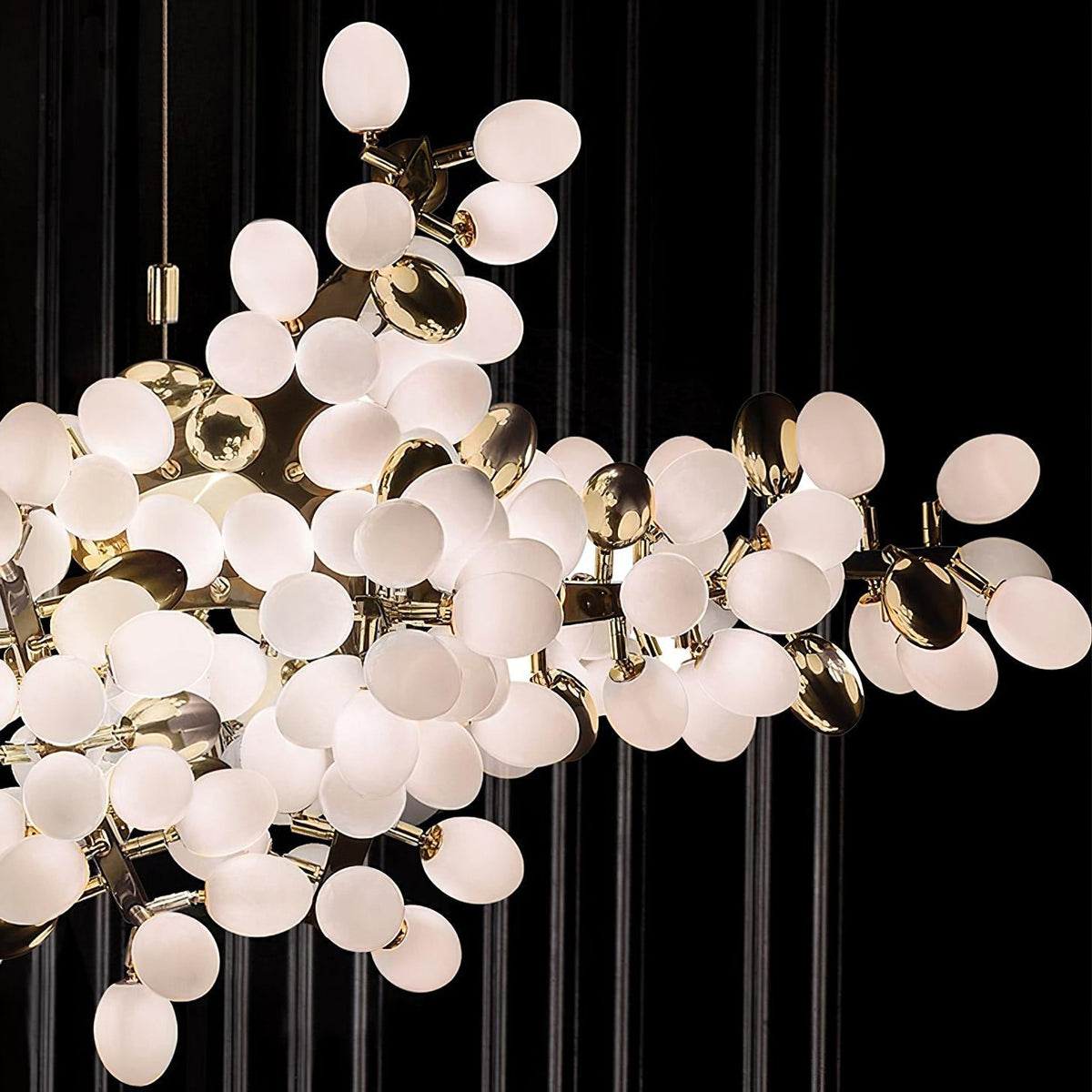 Aldo Elegant Droplet Glass Chandelier