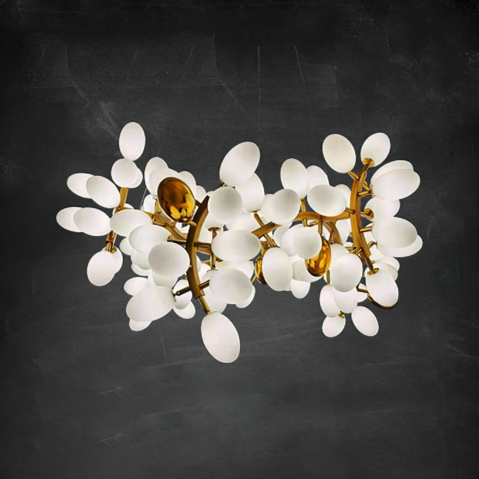 Aldo Elegant Droplet Glass Chandelier