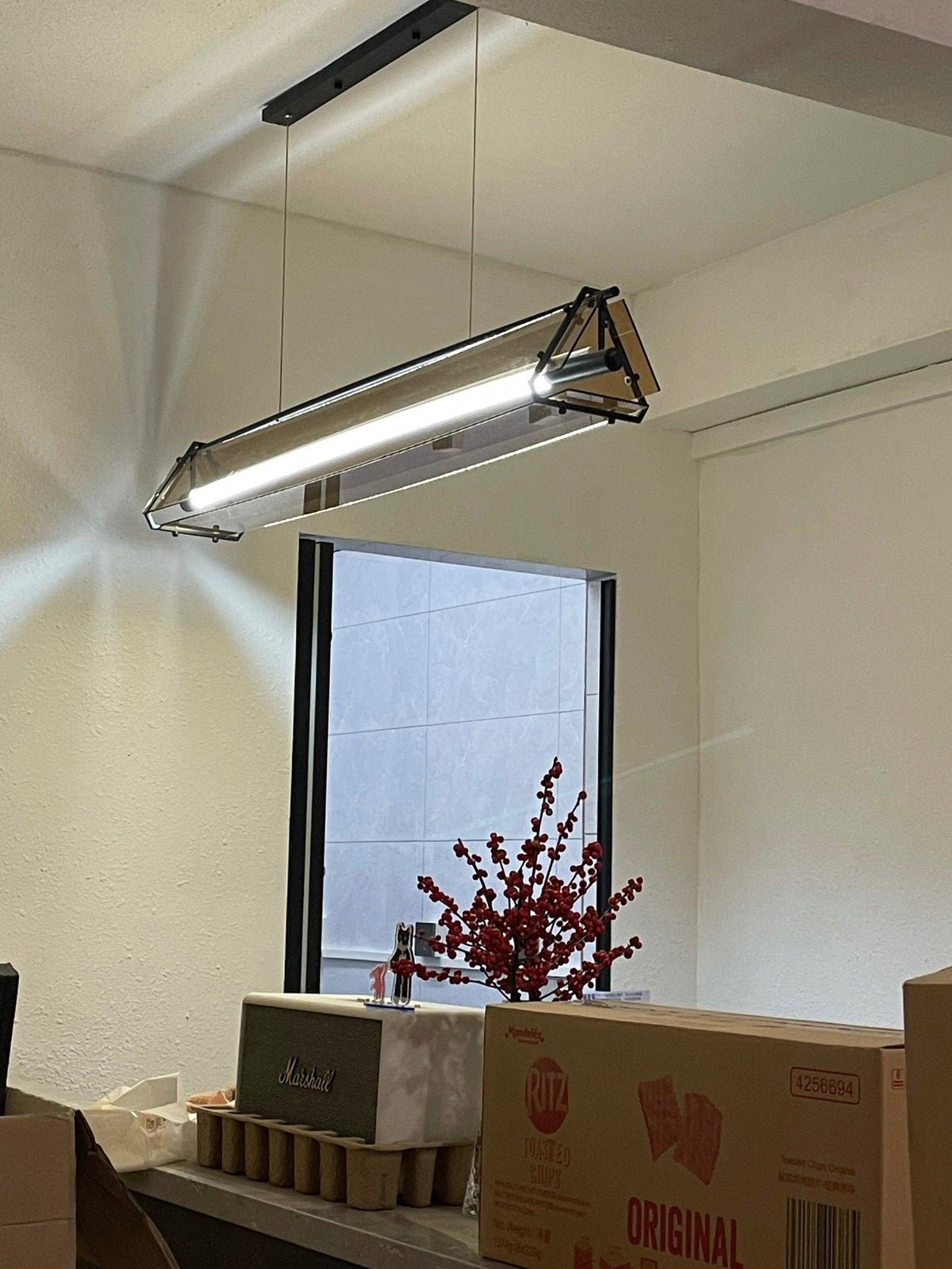 Carven Glass Minimalistic Pendant Light