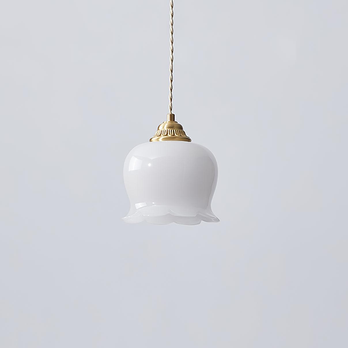 Veloza Brass & Resin Glam Pendant Lamp