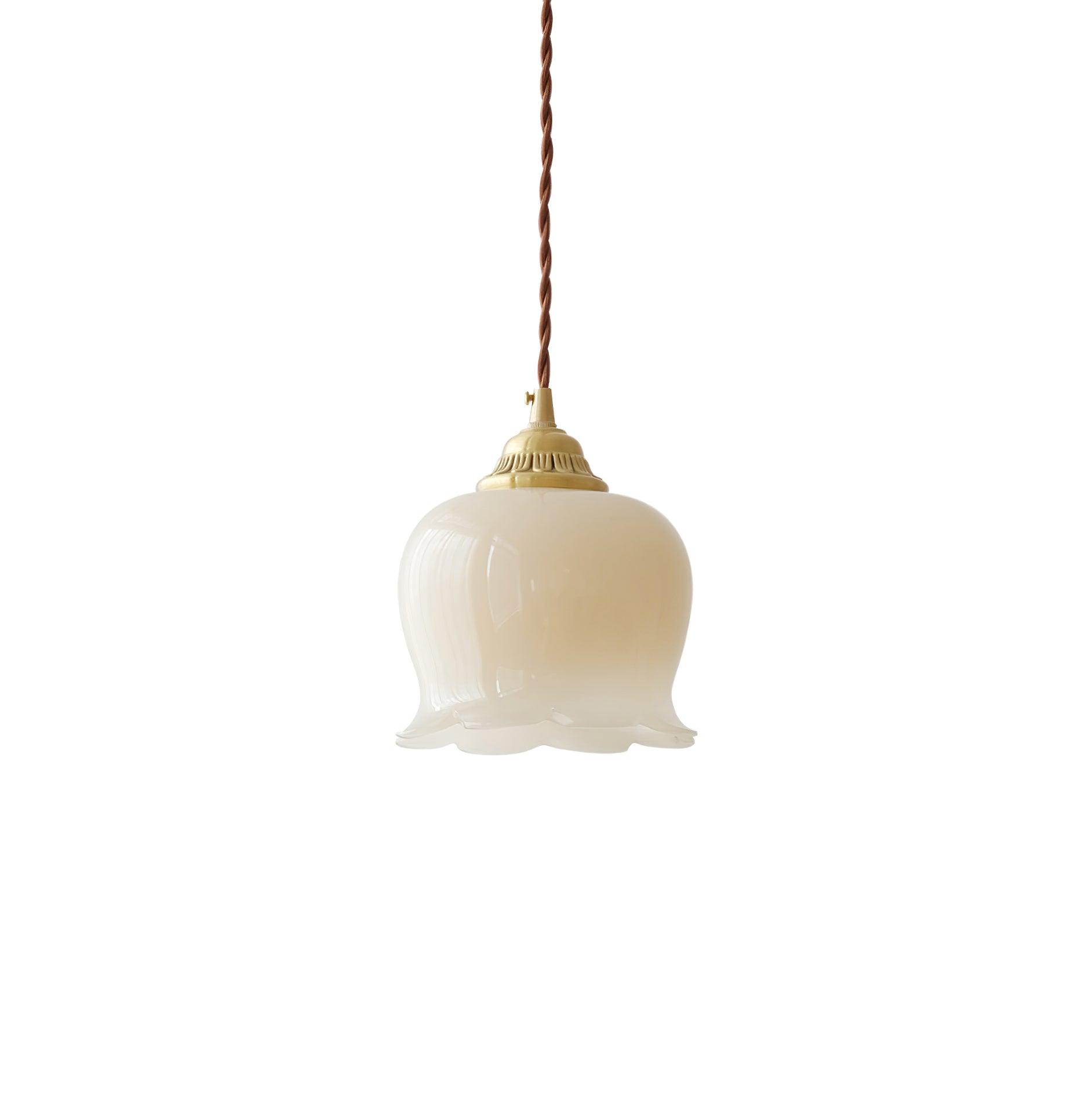 Veloza Brass & Resin Glam Pendant Lamp