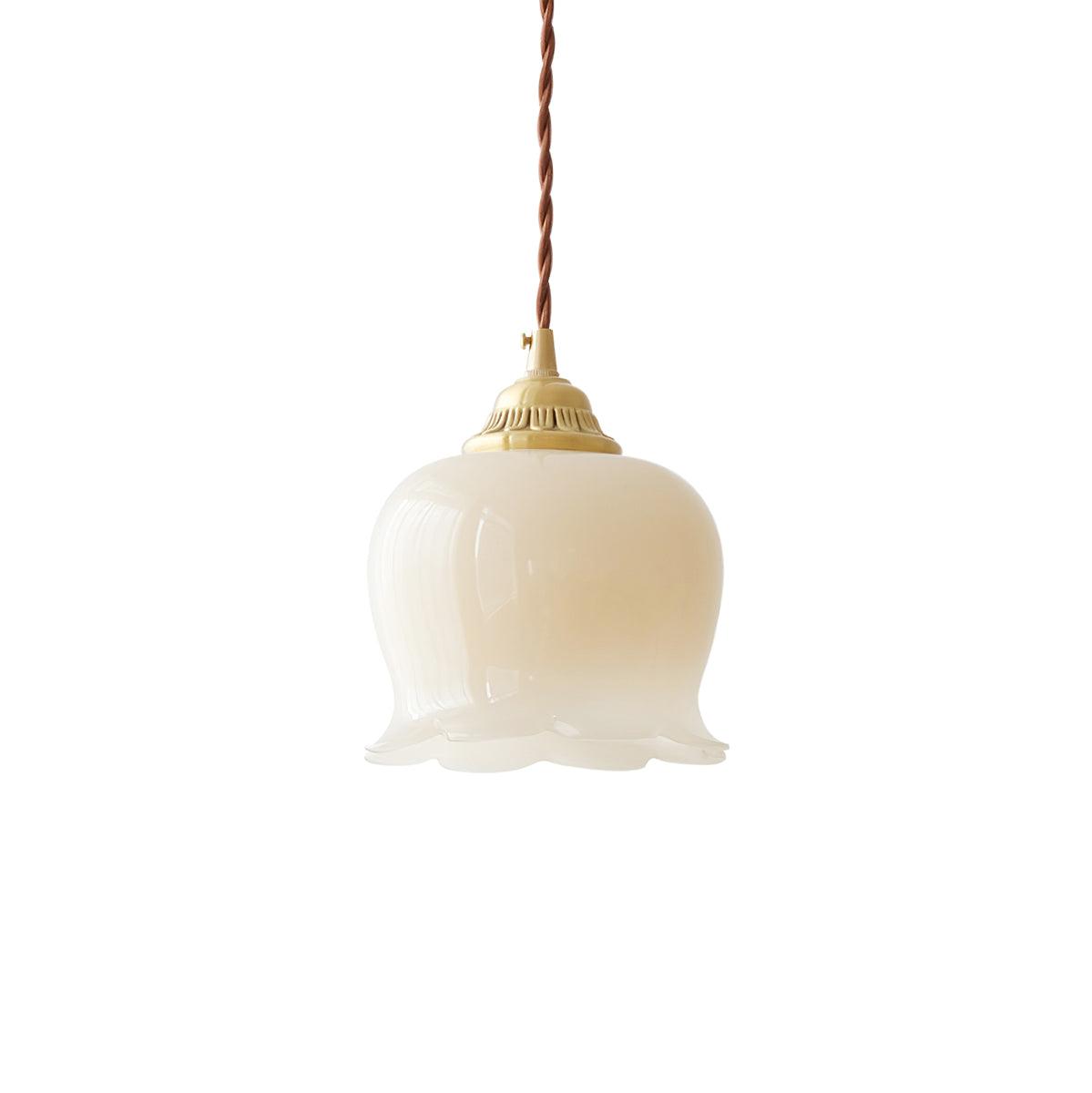 Veloza Brass & Resin Glam Pendant Lamp