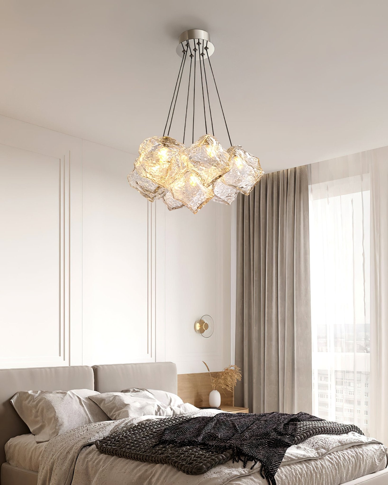 Velarian Chandelier Ice Sparkling